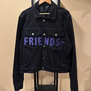 RARE Vlone Friends Black / Purple Denim Jacket